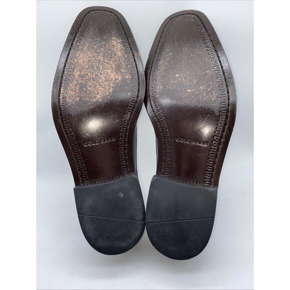 Cole Haan Men’s Carnegie Double Monk Strap Black Leather Dress Shoes Size 13M - Picture 9 of 16